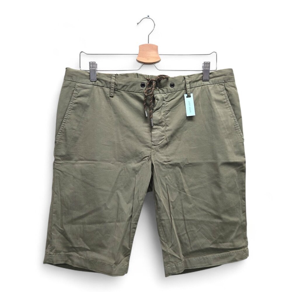 Alberto Men's Jump-K Slim Fit Solid Golf Shorts Size 34 Green NWT